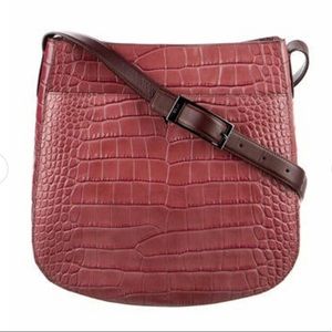 Vince Faux Croc Crossbody